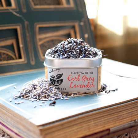 Earl Grey Lavender- Loose Leaf Black Tea | karlasspecialteas.ca